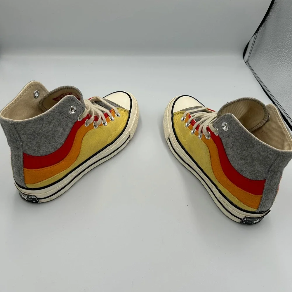 Converse Chuck 70 High Top Unisex 6.5W 4.5M Yellow Felt Canvas 169518C